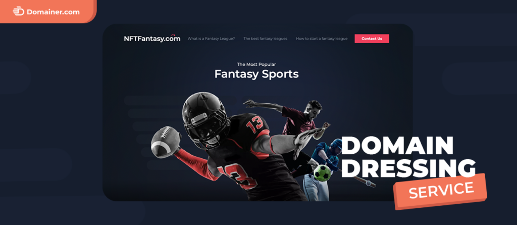 Domain Dressing Service and NFTFantasy.com Collaboration